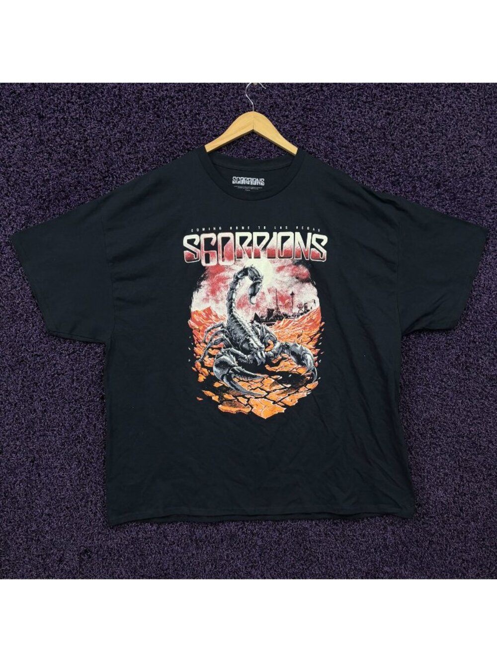 Scorpions Coming Home 60TH Anniversary Tour Las Vegas Stop T-Shirt Size 3XL